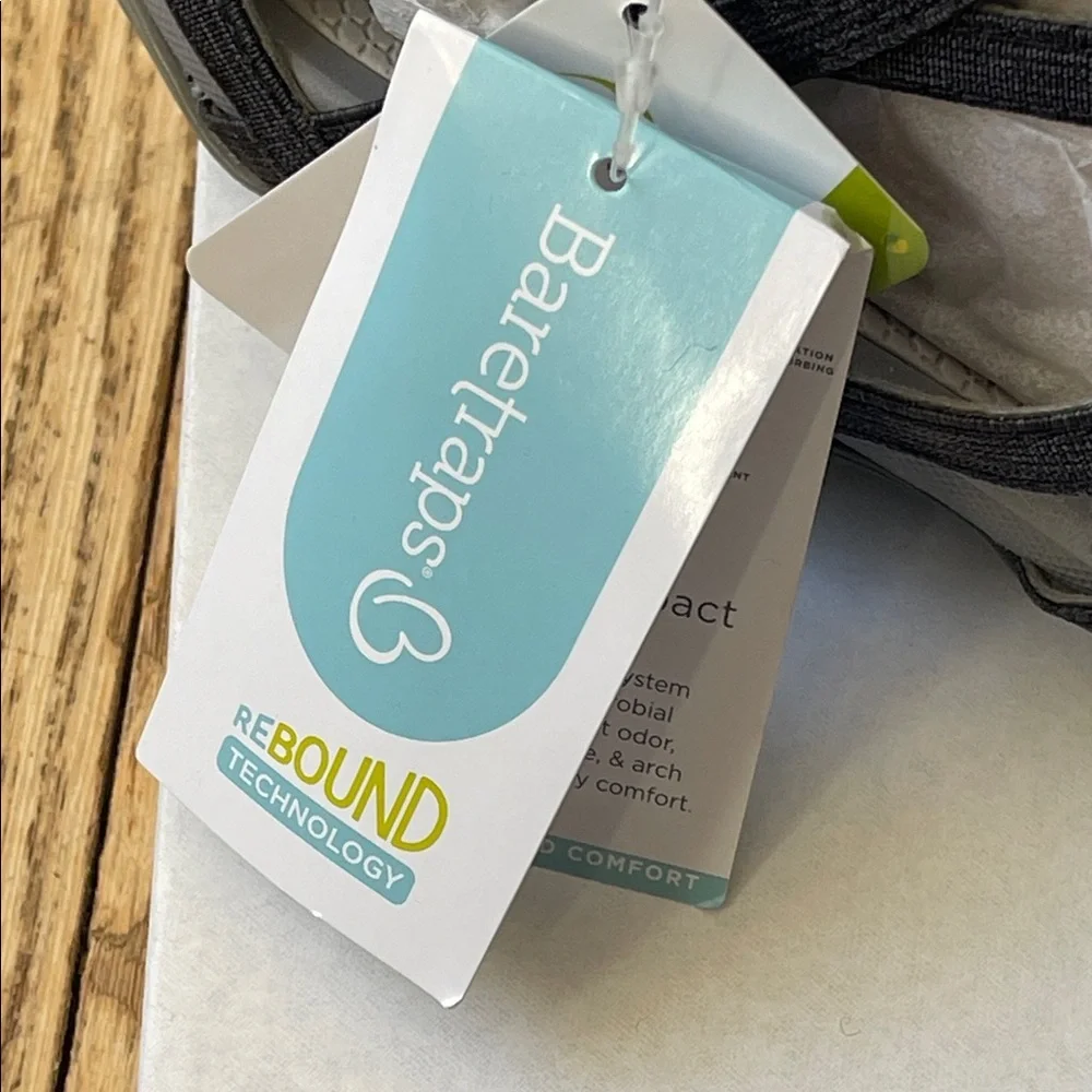 BareTraps Black Woven Strappy Slip-On Sandals - Picture 2 of 5